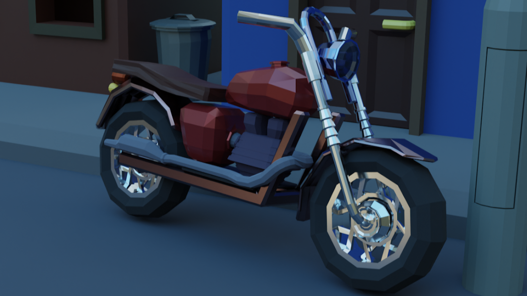 blender motorka